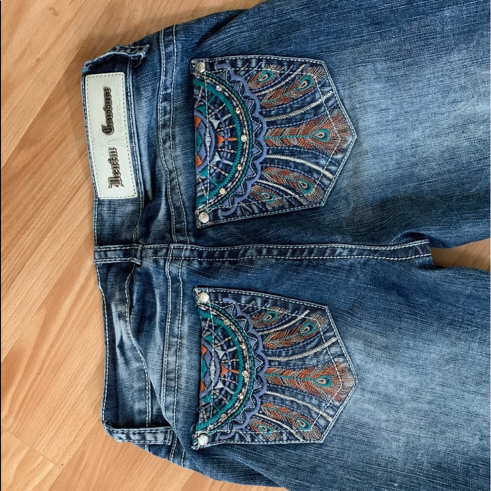 Denim couture jeans